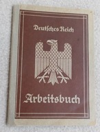 ORYGINALNY WOJENNY HITLEROWSKI ARBEITSBUCH 1