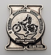 Znaczek, odznaka, blacha zlotowa, motocyklowa No.2245