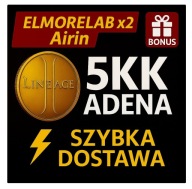 Lineage 2 L2 Elmorelab Airin x2 | 5KK Adena 5 Milionów | Szybko + Bonus