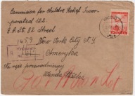 Fi 400 na kopercie listu lotniczego, gwarancja Walocha