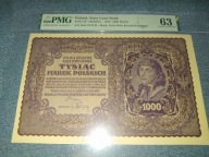 1919 1000 marek seria 1DG PMG 63