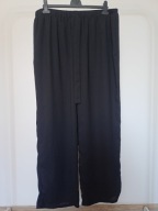 shein curve 4 xl 48 spodnie materiałowe proste wysoki stan na gumie zwiewne