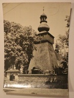 RABKA. Drewniany kościółek z 1605 r. w którego wieży mieści się Muzeum