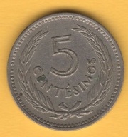 (1UR03) Urugwaj 5 centésimos, 1953