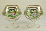 PIĘKNE RĘCZNIE MALOWANE KIELISZKI LAMPKI ZOBACZ!