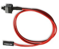 Przycisk ON / Power button / plastikowy prosty / chwilowy