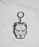 Porządny breloczek na co dzień BRELOK zawieszka do kluczy Amstaff pitbull