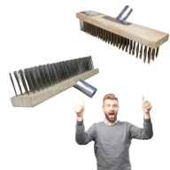 SZCZOTKA DRUCIANA DO SZOROWANIA DO KOSTKI MOCNA BEAST STALOWY WŁOS