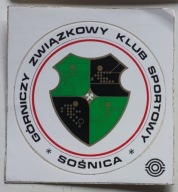 SOŚNICA GLIWICE GZKS KLUB SPORTOWY PIŁKA NOŻNA NAKLEJKA WLEPKA PRL
