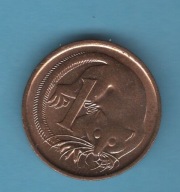 (3AU11) Australia 1 cent, 1989