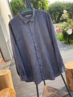 3 Koszula John Rocha granat zewnętrzna oryginalna faktura duża 2XL