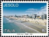 Włochy 2024 Znaczek 4657 ** turystyka plaża