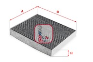 Filtr kabiny z węglem aktywnym PORSCHE PANAMERA 3.0-4.8 07.09-10.16