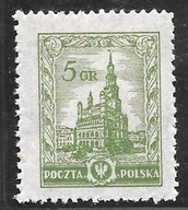 208 I** zielony pap X ZR 11 3/4 : 11 1/2 z 205 - 215 gwarancja p. J.Walocha