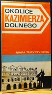 Okolice KAZIMIERZA Dolnego (Mapa turystyczna PPWK 1973)