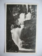 RIESENGEBIRGE-KARKONOSZE WODOSPAD ZACKELFALL przedwojenna POCZTÓWKA