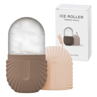 Masażer lodowy Acus Med Ice Roller do twarzy łagodzący wygładzający brązowy