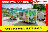 Przyczepa gastronomiczna 4 m dmc 1300 kg Nowim producent budka kebab gofry