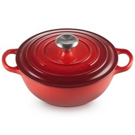 Garnek Le Creuset żeliwny 24cm 3,1L kolor Wiśnia