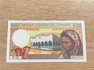 Komory - 500 frankow - UNC