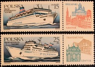 Fi. 2883 - 2884 + bl. 128(85) Polska żegluga bałtycka