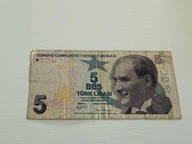 5 lira Turcja 2017 P#222 VF