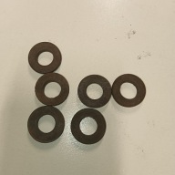 fiat 125p polonez podkładka śruby głowicy 6 szt nowe