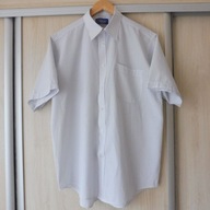 Koszula niebieski prążek bawełna r. 42