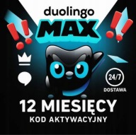 Duolingo MAX | 12 MIESIĘCY | NA TWOJE KONTO | AI CHAT | PEŁNA WERSJA