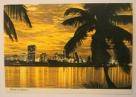 USA - Miami at Sunset. The skyline of Miami, The Magic City, CZYSTA