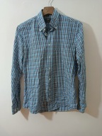 Jake*s tailored koszula męska niebieska w białą kratkę 37/38