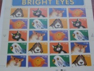 USA - ulubione zwierzątka domowe - samoprzylepne - Mi. 3001-05 ** arkusz