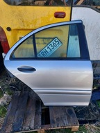 MERCEDES C-KLASA W203 SEDAN DRZWI TYŁ TYLNE PRAWE SREBRNE