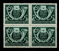 Cesarstwo Niemieckie / 897 - czwórka ( Dzień Znaczka ) 1944 r. / czyste