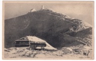 Schronisko Śląski Dom zimą lata 30 Śnieżka obieg 1947r do Starachowice Ł111