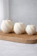 Świeca sojowa zestaw 3szt Equa nowoczesne świece prezent |noya