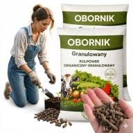 OBORNIK GRANULOWANY 40L 2x20L NAWÓZ NATURALNY ORGANICZNY DO ROŚLIN