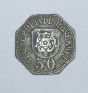 ROSENHEIM - 50 PFENNIG 1918 - żelazo / magnetyczna