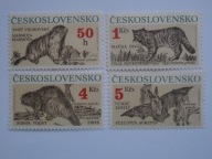 Czechosłowacja - ssaki chronione - Mi. 3063-66 **