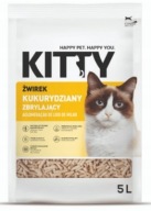 Żwirek dla kota Kitty kukurydziany bezzapachowy 5,00 l