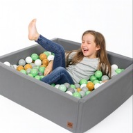 Suchy Basen NA KULKI dla dzieci Plac Zabaw PIANKA kojec bez piłek150x150x50