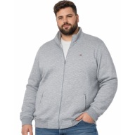 Szara bluza rozpinana męska ocieplana jesienna zimowa 3 XL 124cm