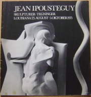 RZEŹBA -JEAN IPOUSTEGUY -katalog wystawy -wyd.1975 rok -j.szwedzki