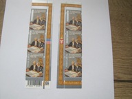 5030 sto lat dyplomacji z USA lewy i prawy pasek po 3 znaczki