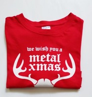 Koszulka T-shirt metal xmas