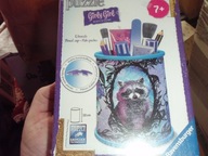 Puzzle 54 ELEM przestrzenne 3D Kubek przybornik 10cm SZOP - unikat, nowe