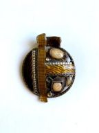 Duża stara vintage zawieszka wisiorek sygnowana