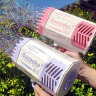 Pistolet automat do baniek Bazooka na bańki Bubble Fioletowy