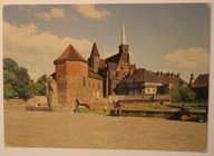 WROCŁAW. Ostrów Tumski - kościół Św. Marcina i kościół Św. Krzyża i pomnik