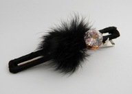 UROCZA SPINKA DO WŁOSÓW KRYSZTAŁ FUTERKO